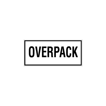 Overpack - Faresedler