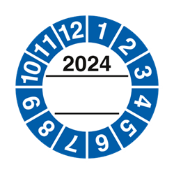 2024 Kalibreringsmærker med tekstfelt i Ø 30mm