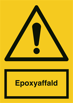 Epoxyaffald Advarselsskilt A325RAA4