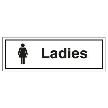Ladies - toilet signs - accommodation signs
